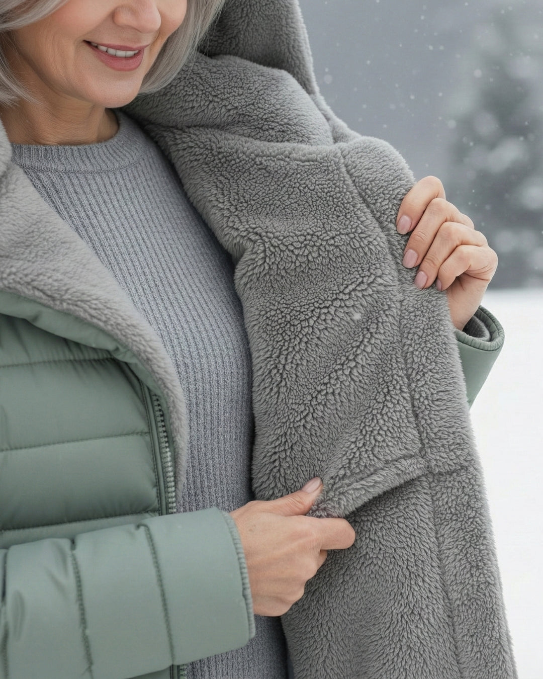 Clair™ | Manteau Puffer Doublé en Fleece