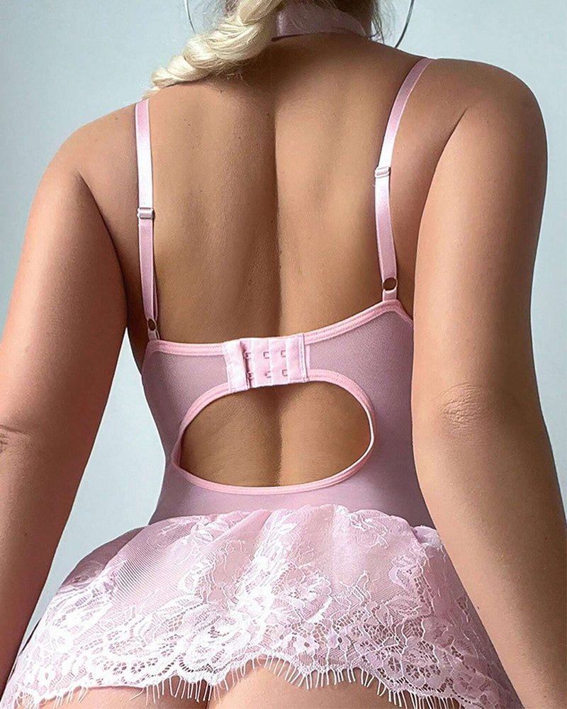 Elara™ | Lingerie Bodycon Romantique avec Finitions en Dentelle