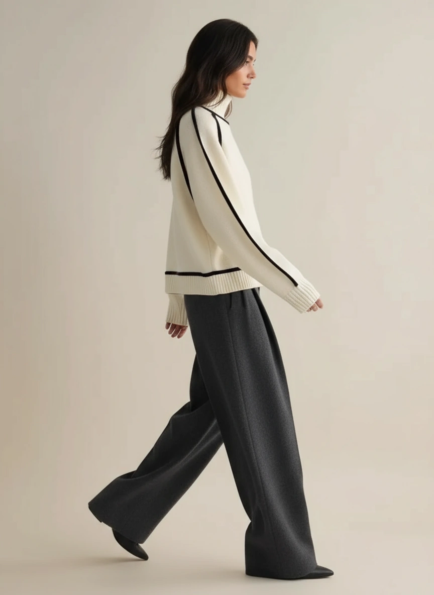 Jasminé™ | Pull Col Roulé Essential