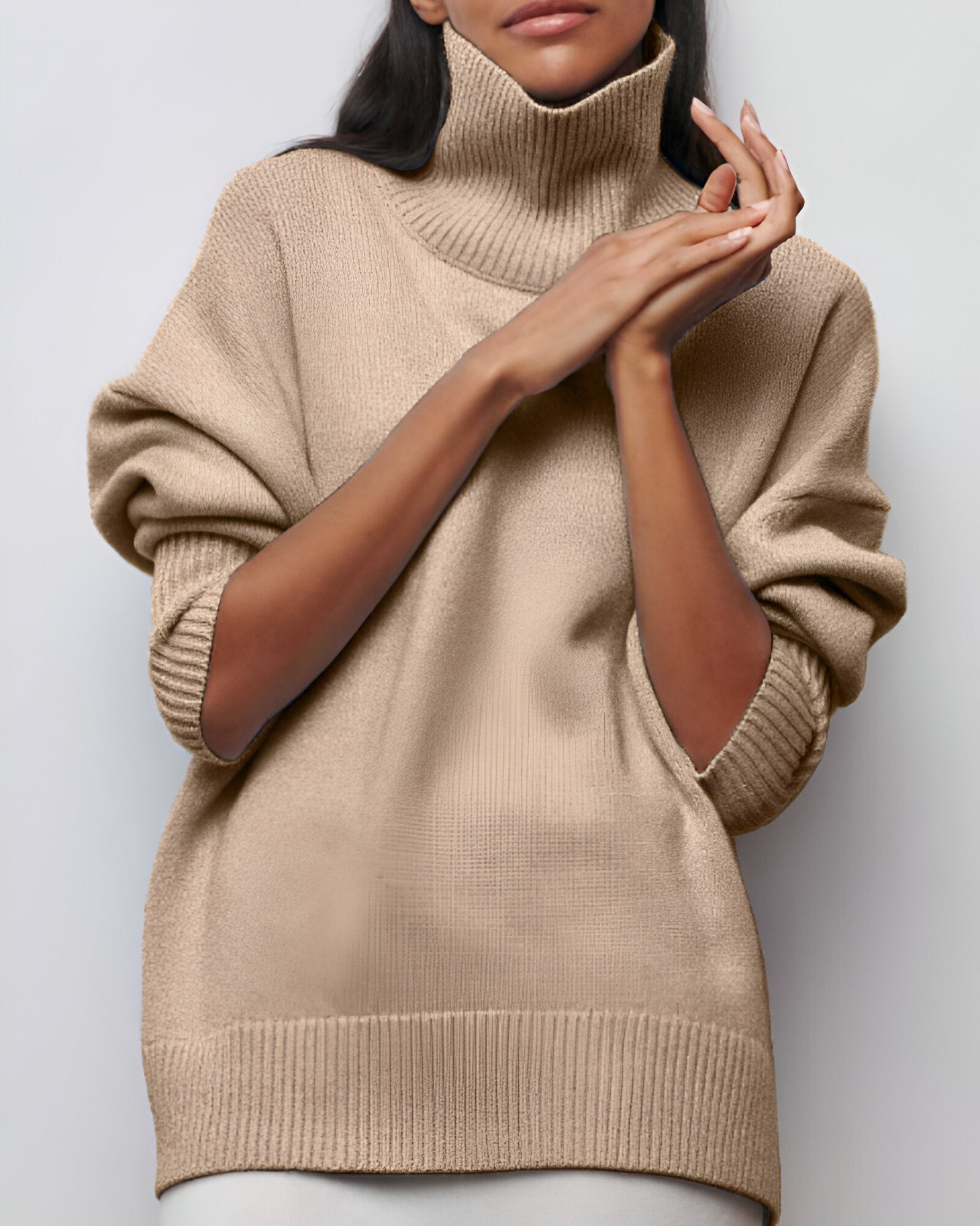Amelina™ | Pull à Col Roulé Coupe Ample