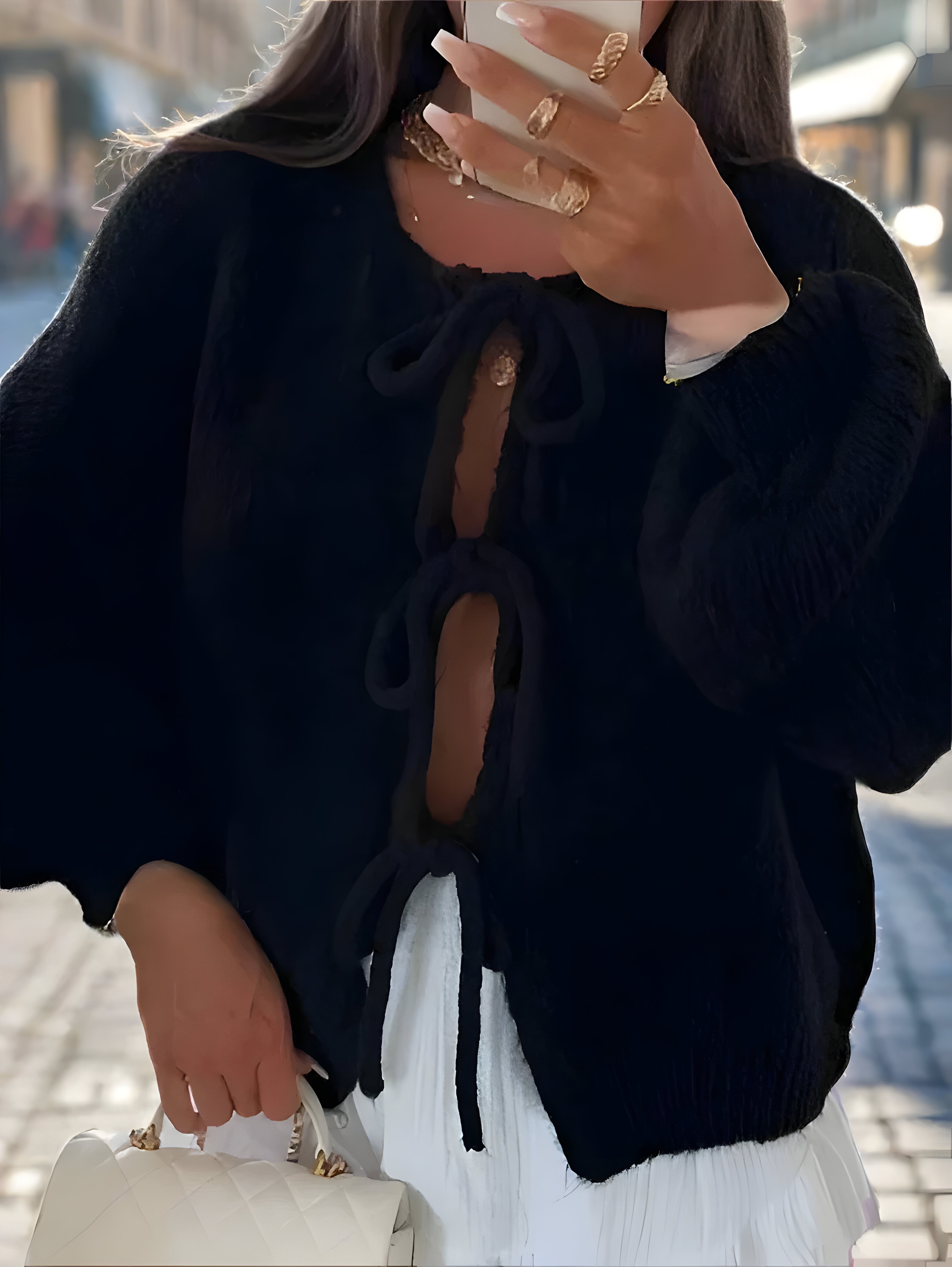 Elina™ | Cardigan Tricoté