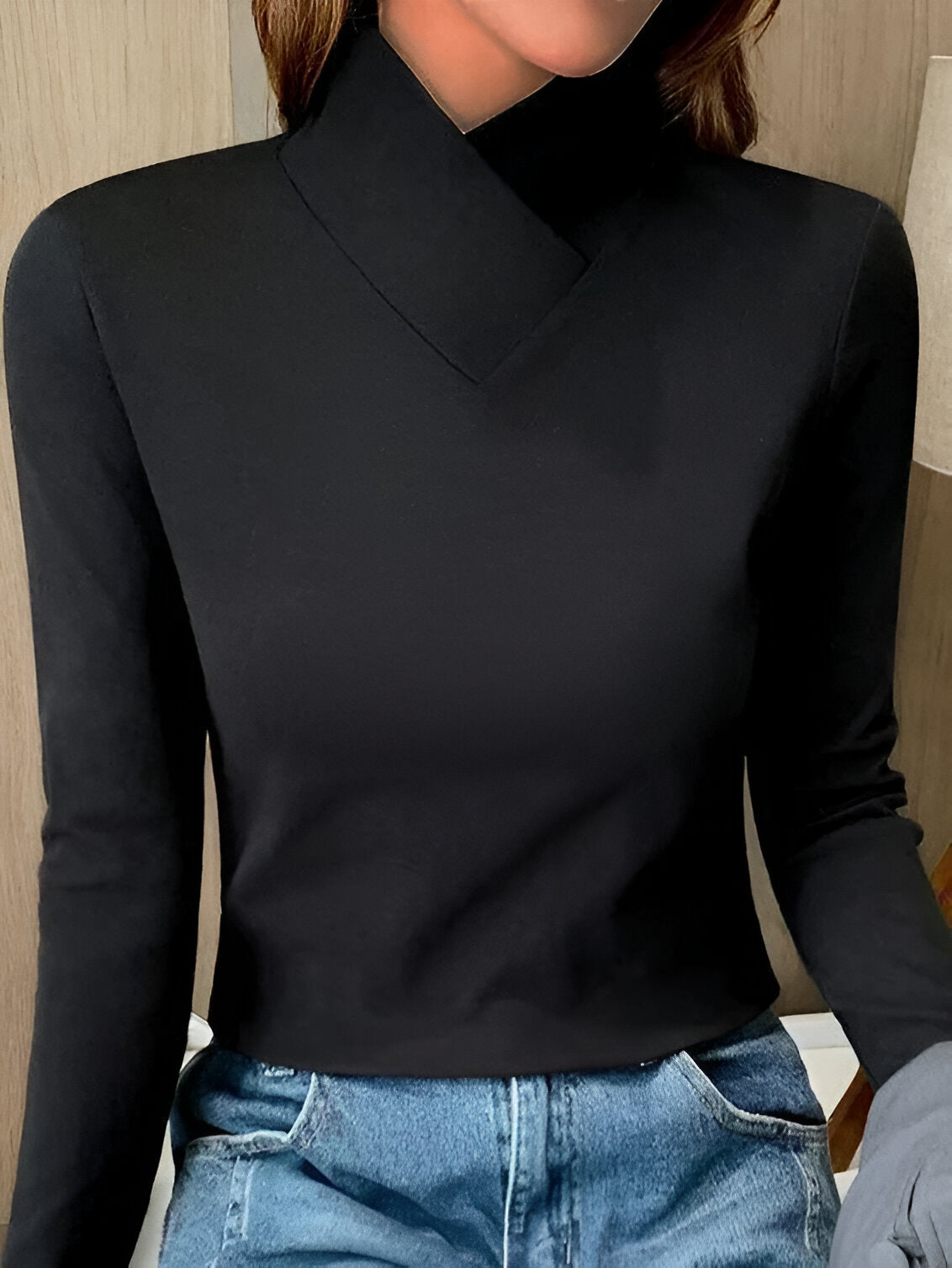 Auralia™| Top à Col Asymétrique