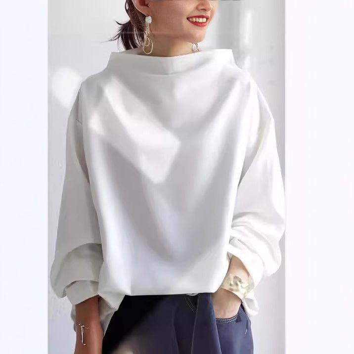 La Eveline™ | Blouse Élégante à Col Bateau