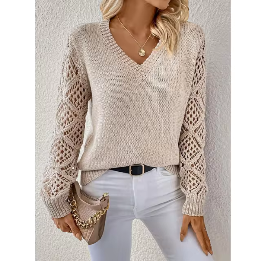 Solina™ | Pull décontracté à col en V