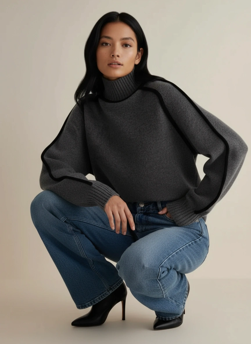 Jasminé™ | Pull Col Roulé Essential