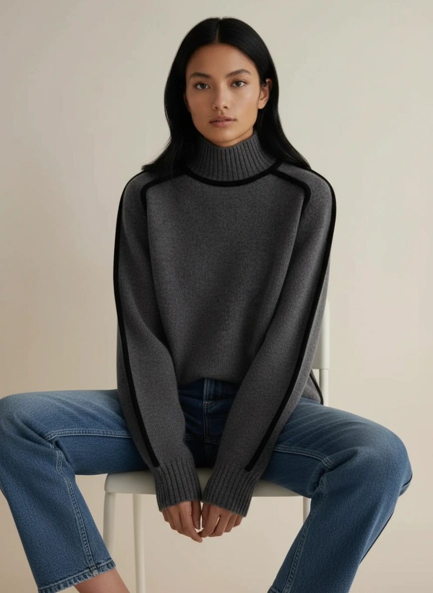 Jasminé™ | Pull Col Roulé Essential