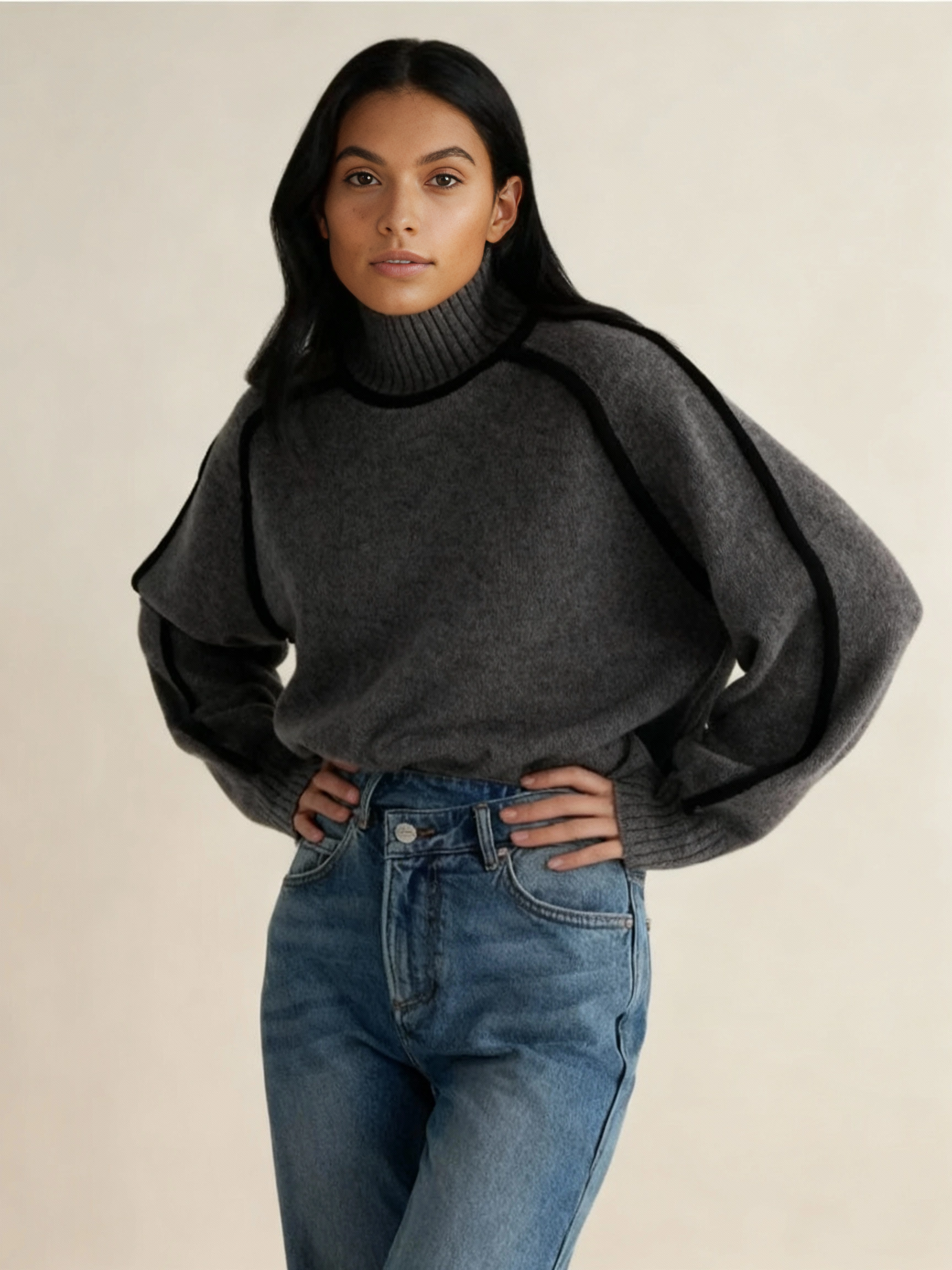 Jasminé™ | Pull Col Roulé Essential