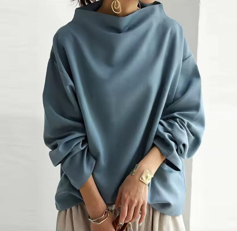 La Eveline™ | Blouse Élégante à Col Bateau