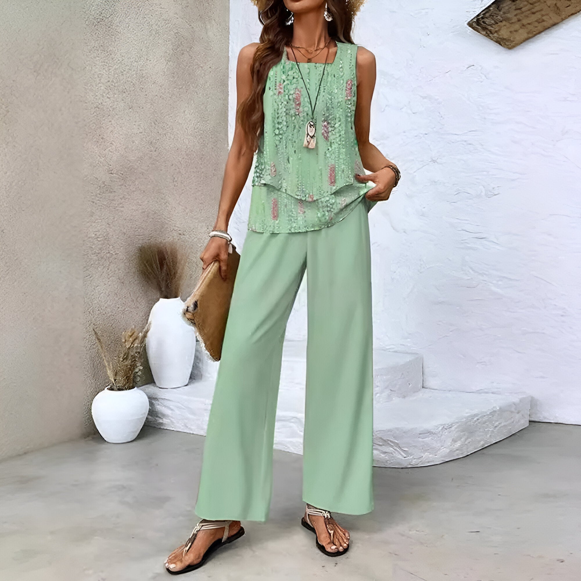 Lunaria™ | Ensemble d'Été Élégant