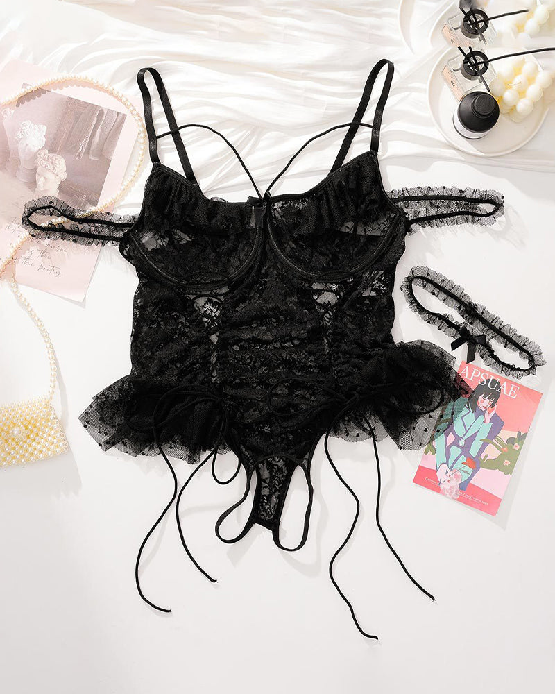 Elina™ | Body en dentelle grande taille