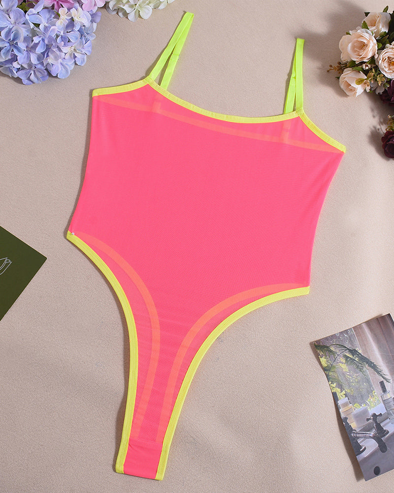 Elara™ | Body en Mesh Transparent