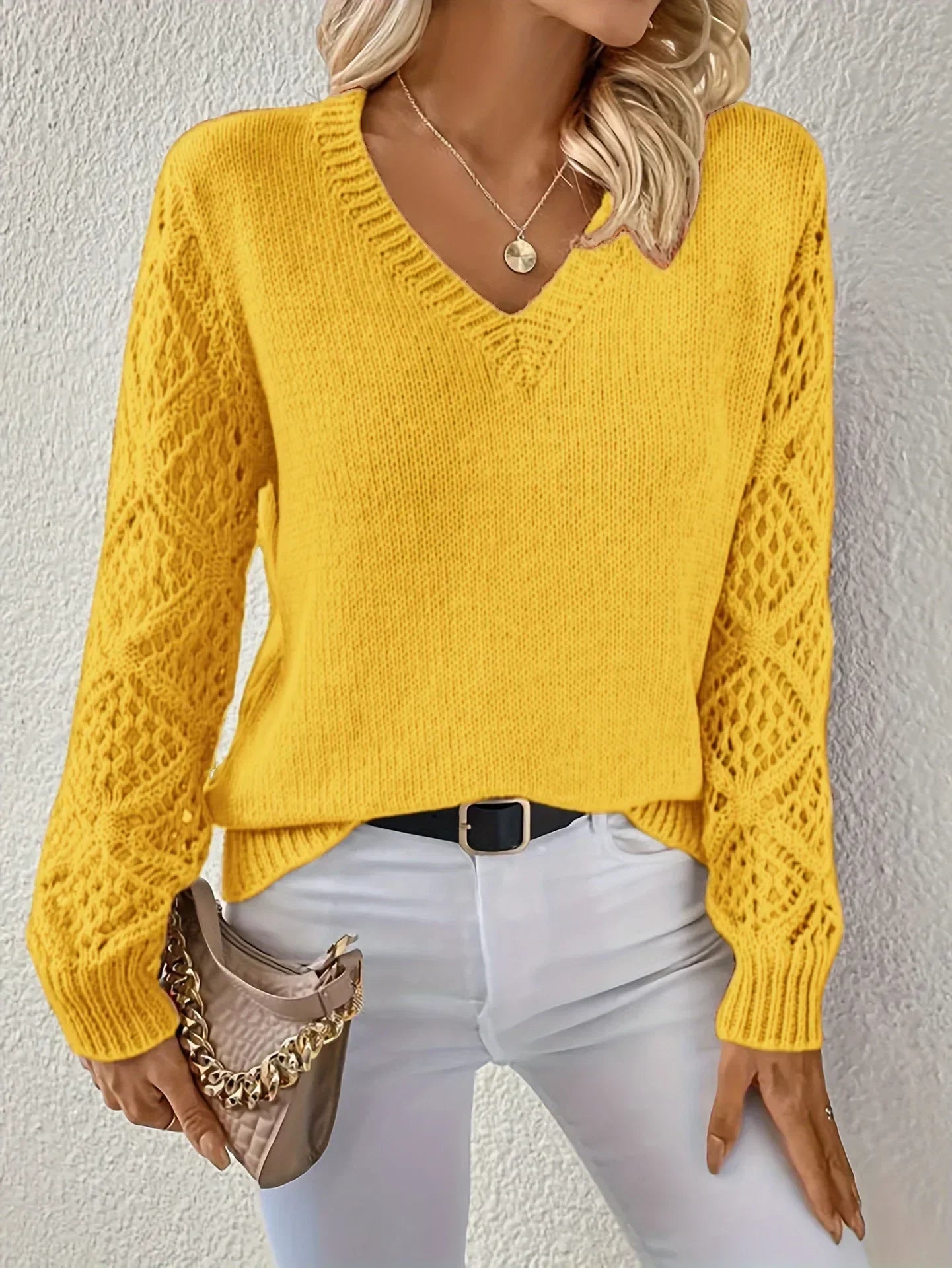 Solina™ | Pull décontracté à col en V