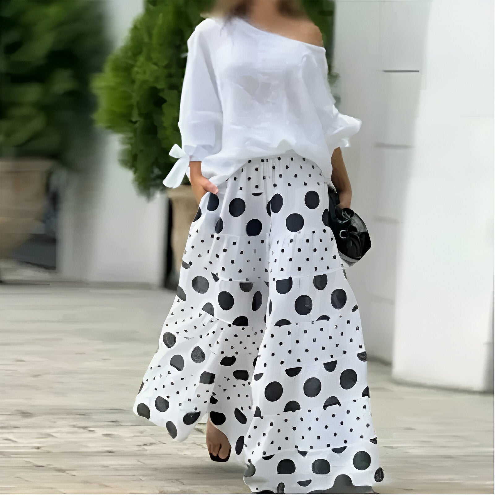 Selavie™ | Ensemble Élégant à Pois