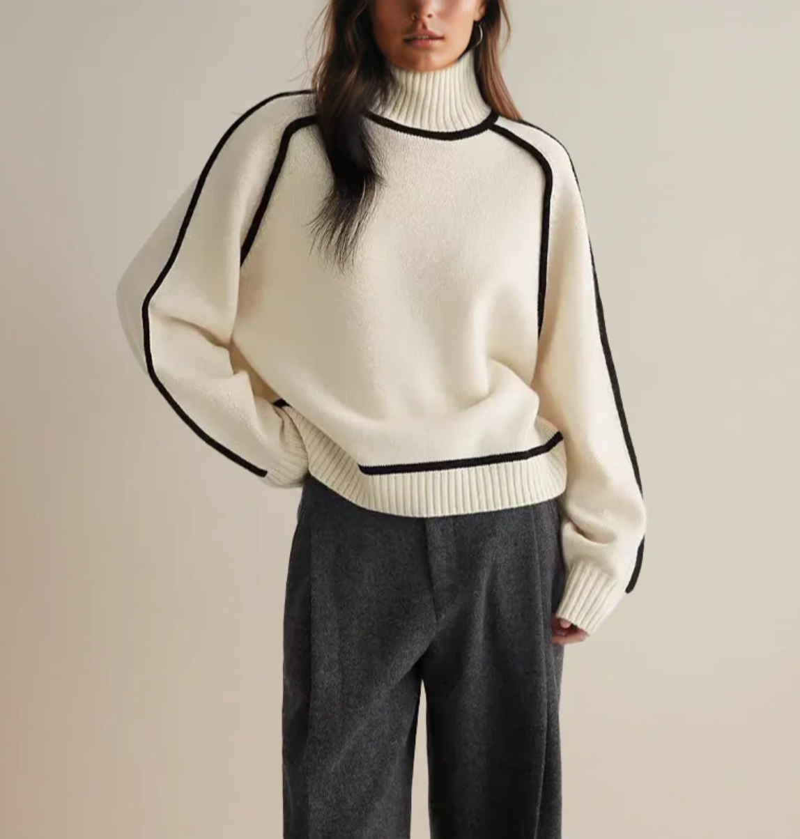 Jasminé™ | Pull Col Roulé Essential