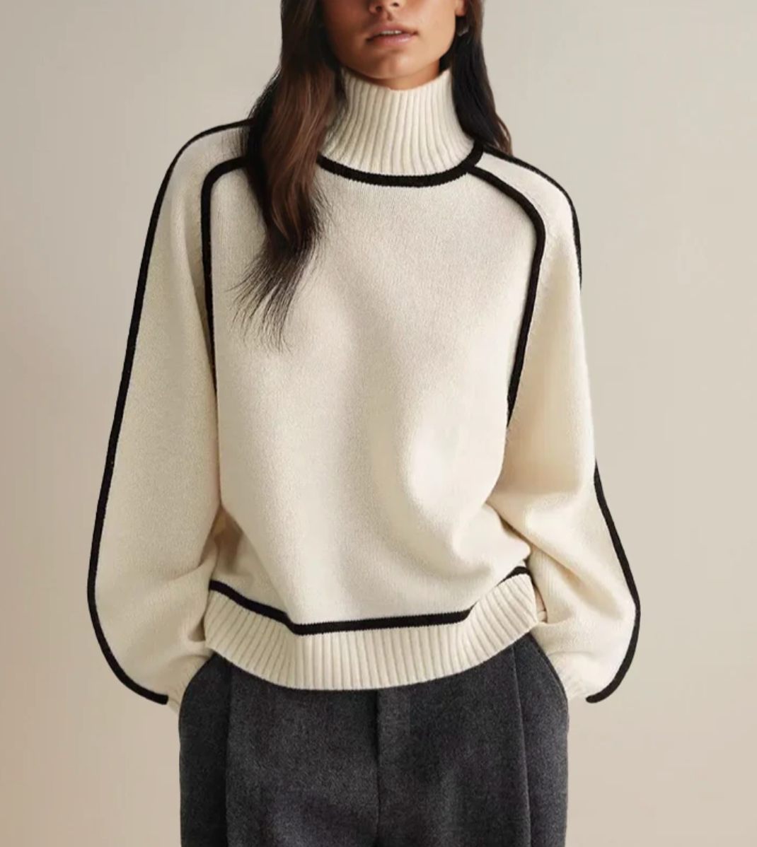 Jasminé™ | Pull Col Roulé Essential