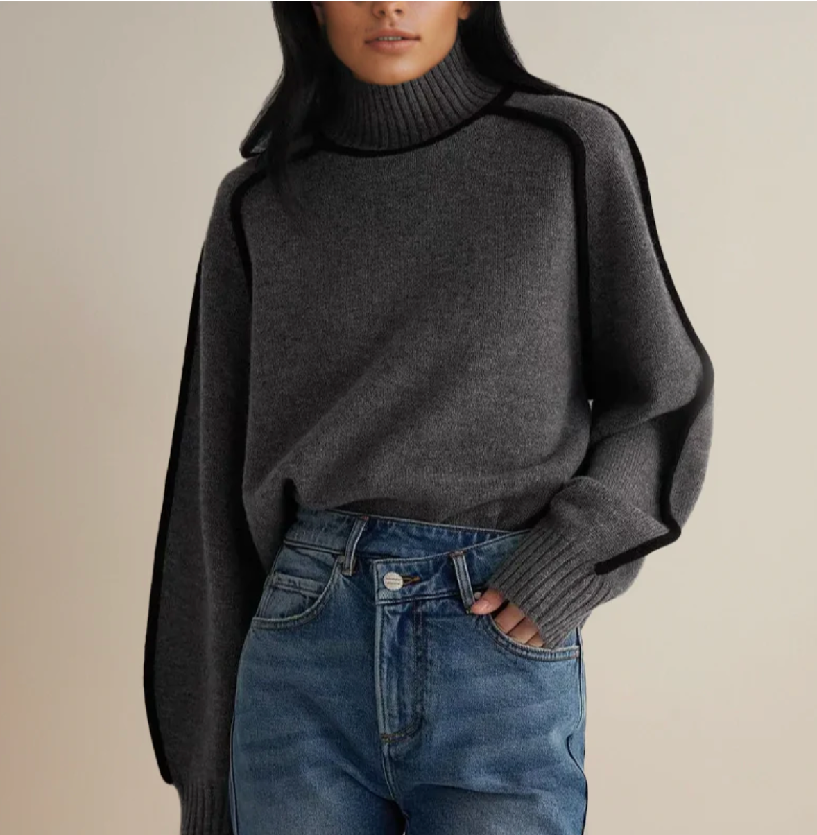 Jasminé™ | Pull Col Roulé Essential