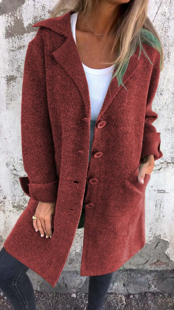 ÉLÉA™ | Manteau en Laine Classique Moderne