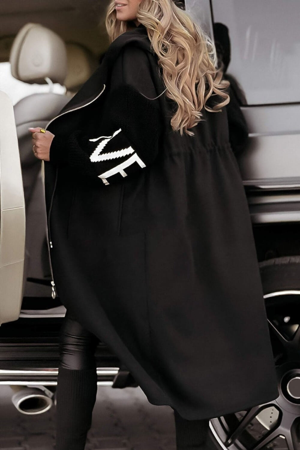 Mila™ | Manteau Femme avec Manches Tricotées