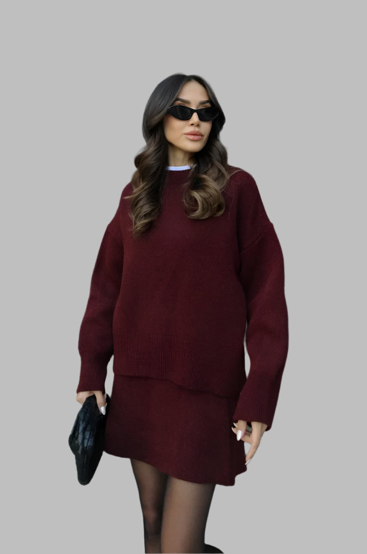 Elowen™ | Ensemble polyvalent Pull et Jupe