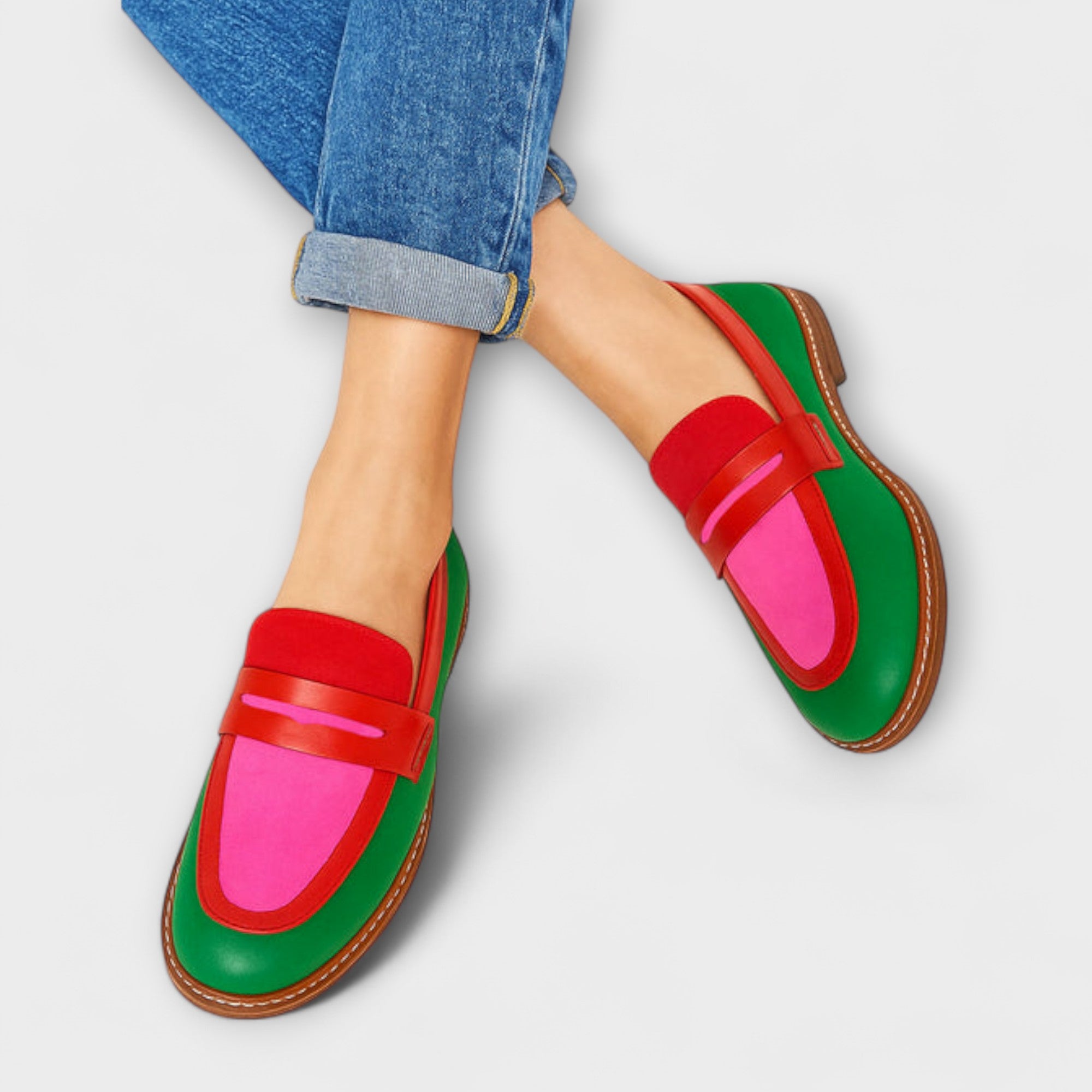 Élina™ | Mocassins décontractés en coloris bloc