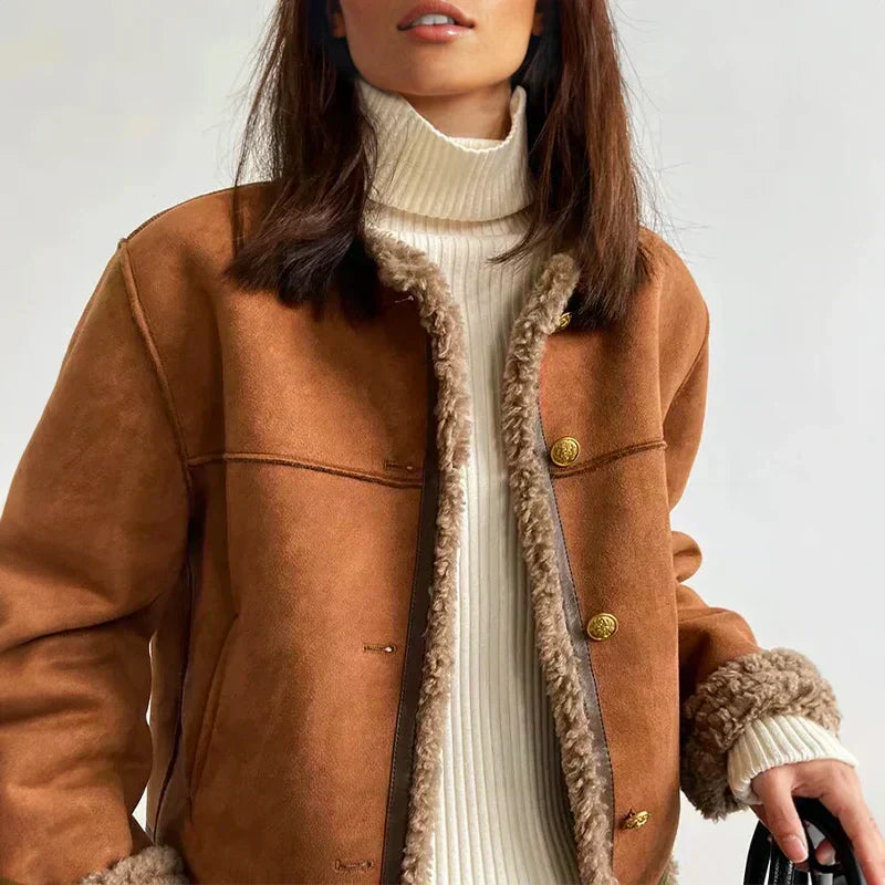 Mireya™ | Veste en Laine d'Agneau de Printemps