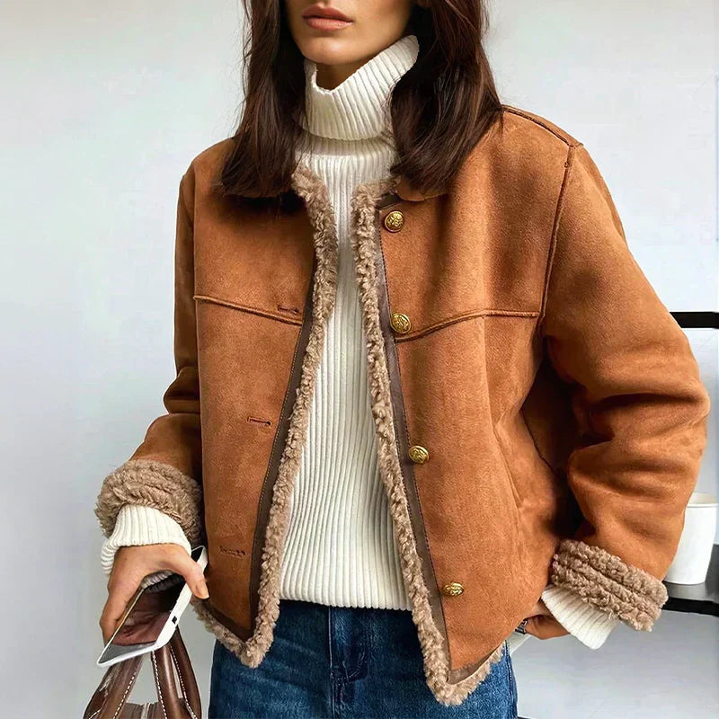 Mireya™ | Veste en Laine d'Agneau de Printemps