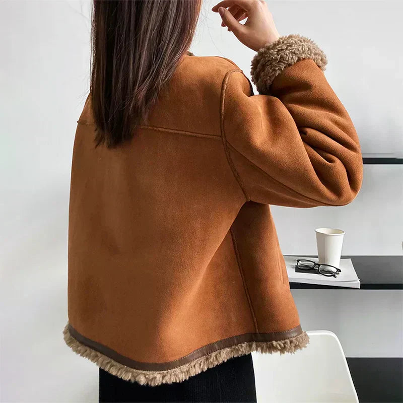 Mireya™ | Veste en Laine d'Agneau de Printemps
