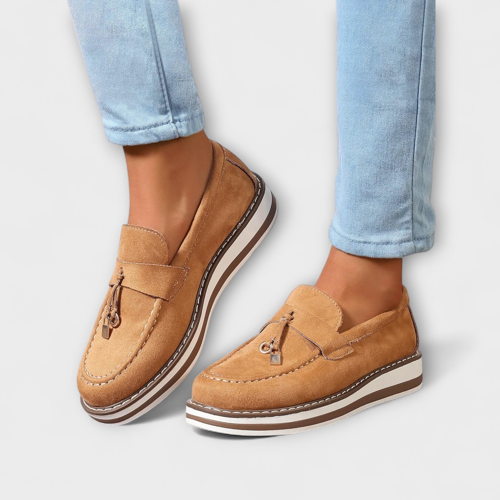 Amélie™ | Mocassins décontractés à Bout Rond