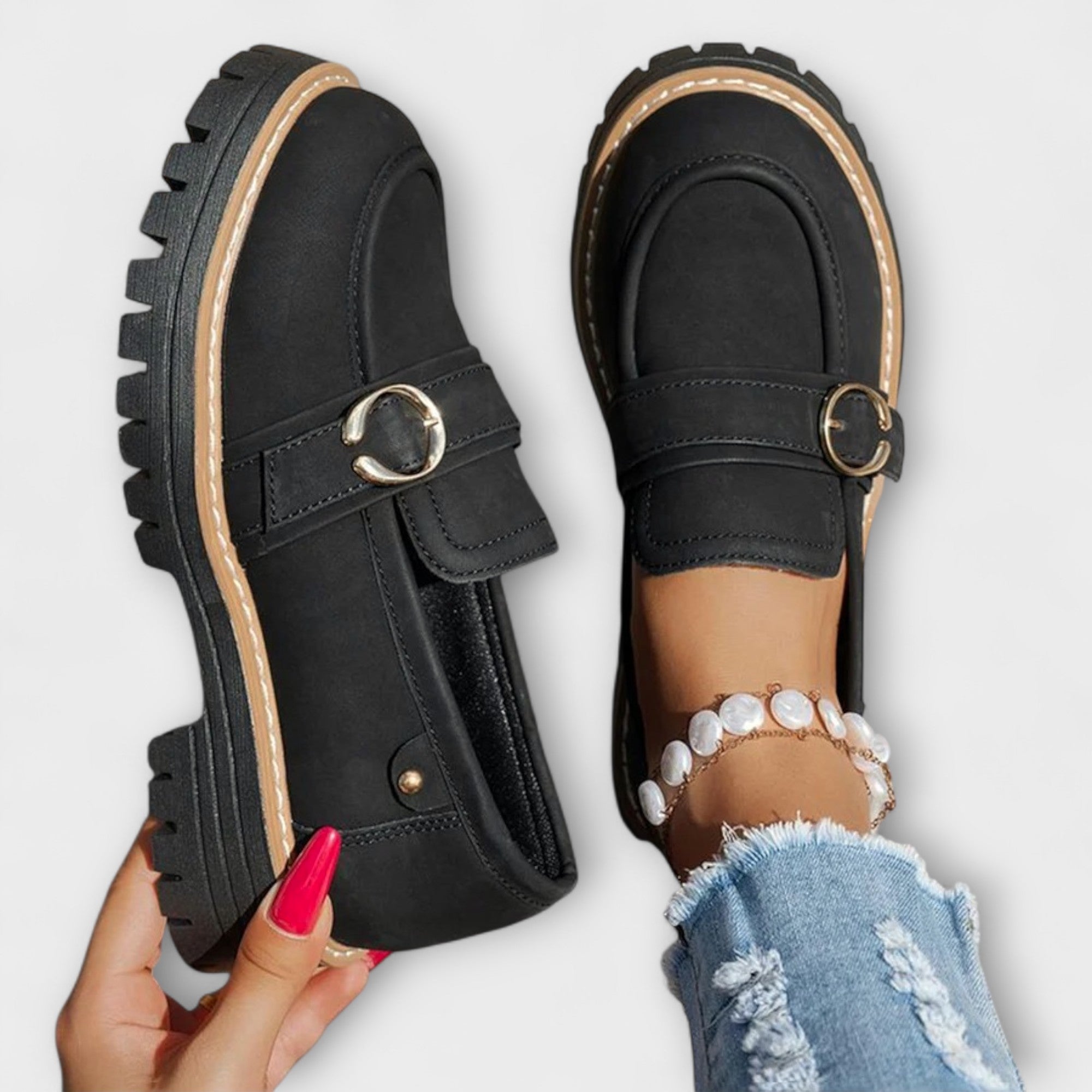 Althéa™ | Mocassins Décontractés à Bout Rond