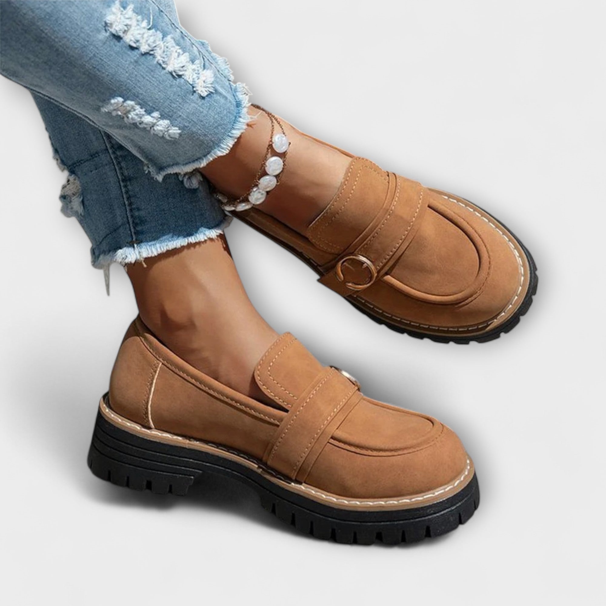 Althéa™ | Mocassins Décontractés à Bout Rond