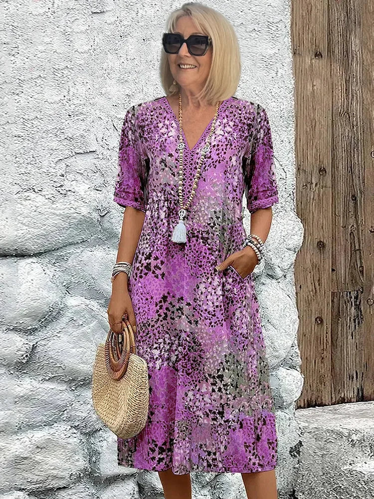Bianca™ | Robe légère avec décolleté en V