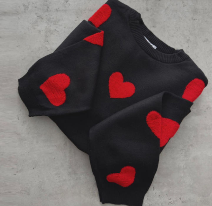 Amelya™ | Pull confortable avec des cœurs