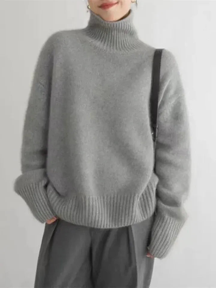 Marilla™ | Pull Col Roulé Chaleureux d'Automne