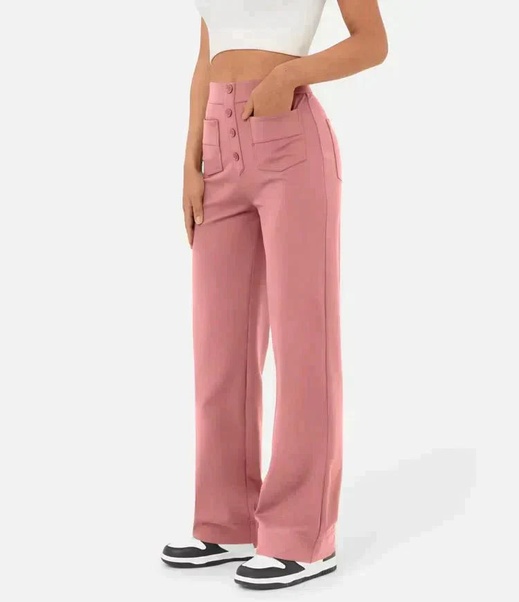 Zoé™ | Pantalon Élastique Taille Haute