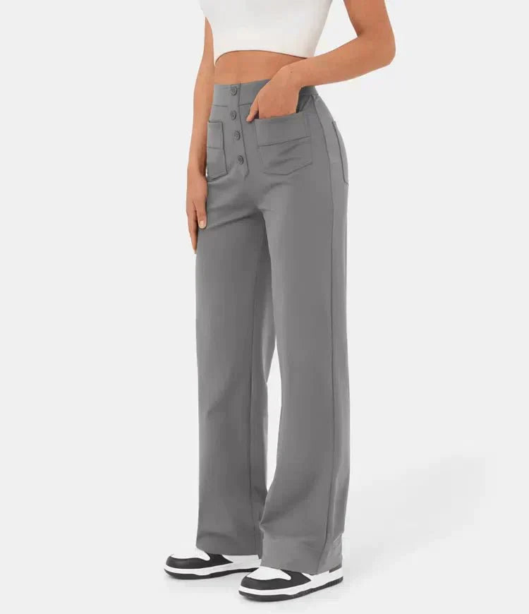Zoé™ | Pantalon Élastique Taille Haute
