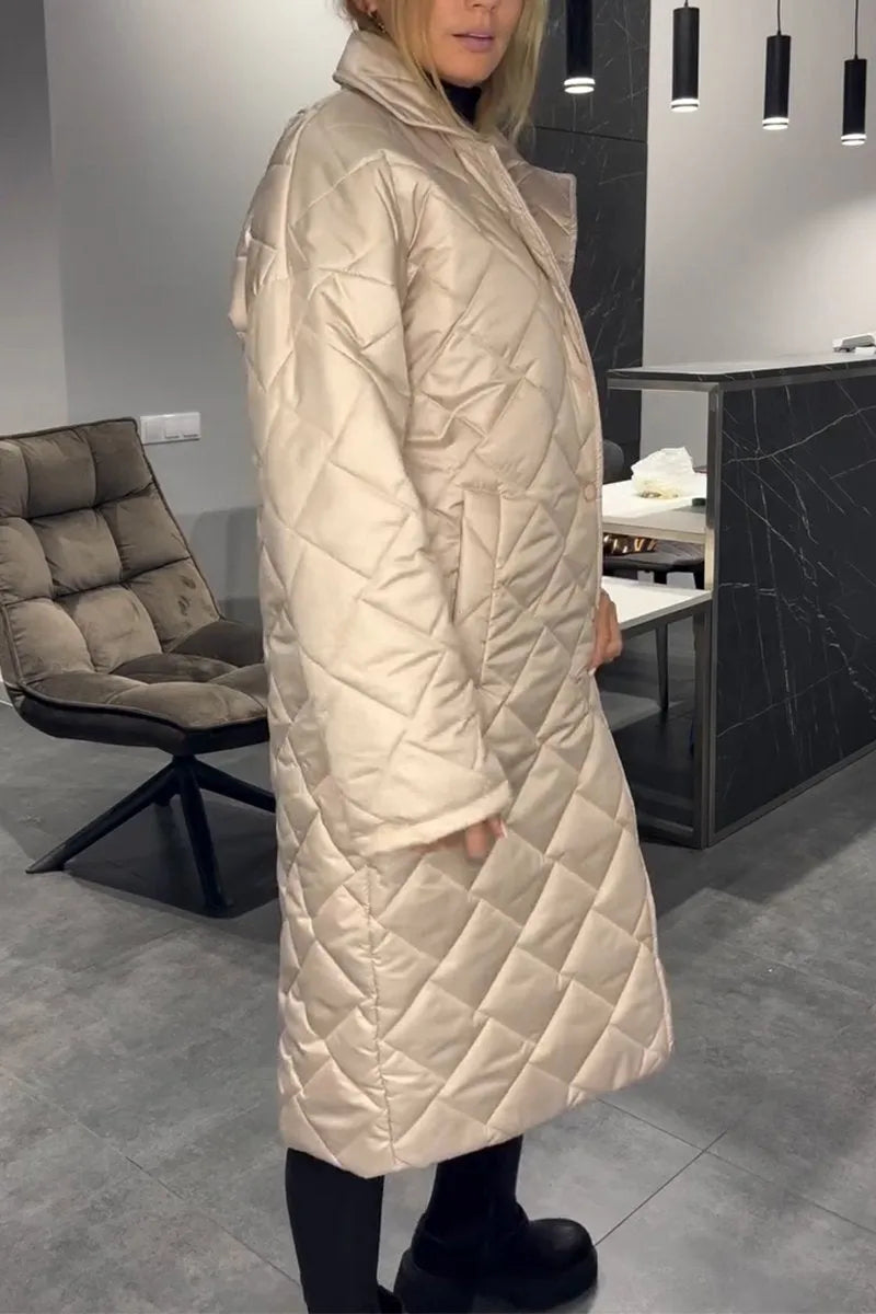 Saphira™ | Veste Matelassée Réversible avec Doublure Imprimée Léopard