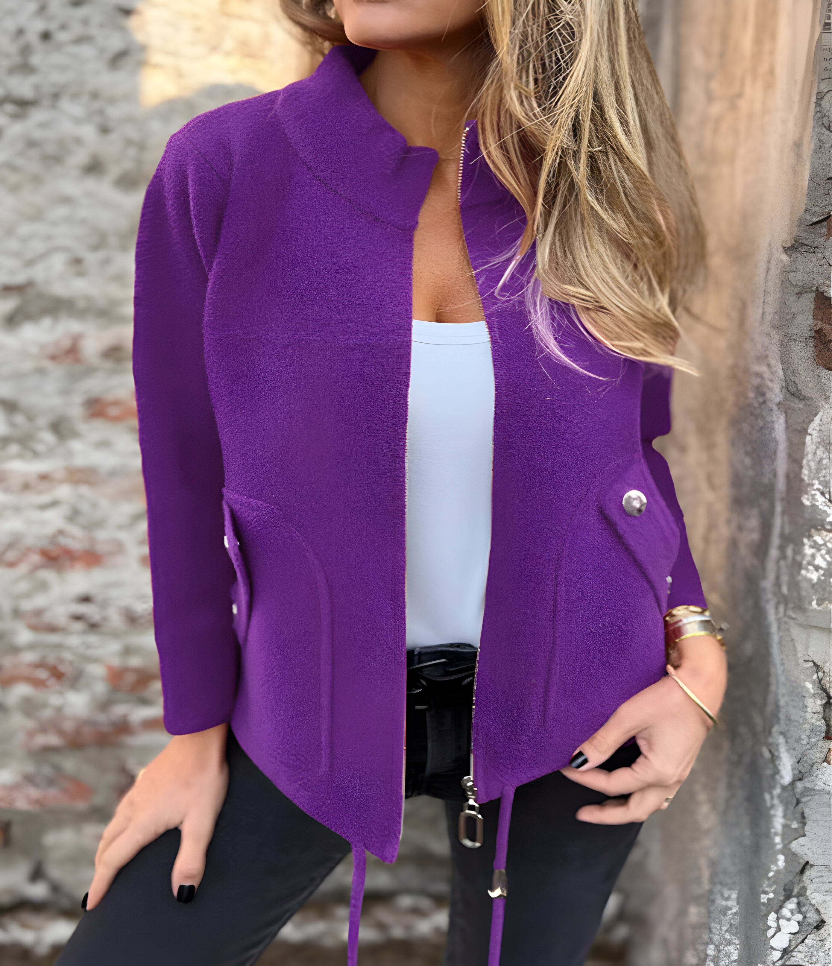 Elara™ | Veste Élégante pour Femme à Taille Ajustable